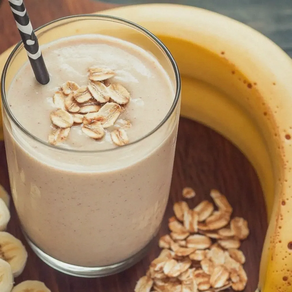 Bananen Haferflocken Smoothie einfach zubereiten – Schritt 2