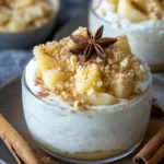 Bratapfel-Crumble auf Zimtcreme