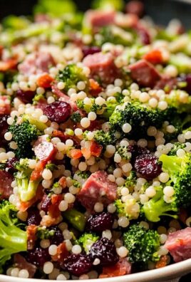 Brokkoli Perlen Crunch Salat für frischen Genuss