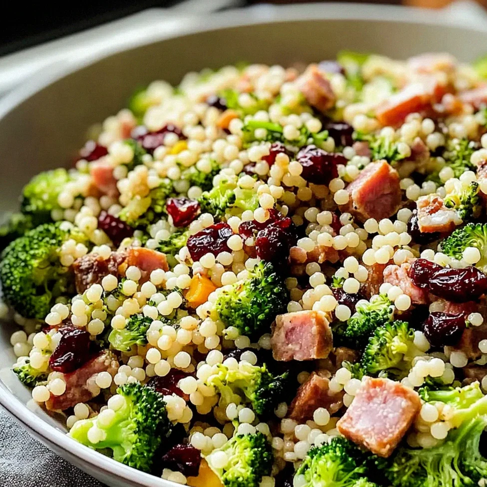 Brokkoli Perlen Crunch Salat für frischen Genuss – Schritt 2