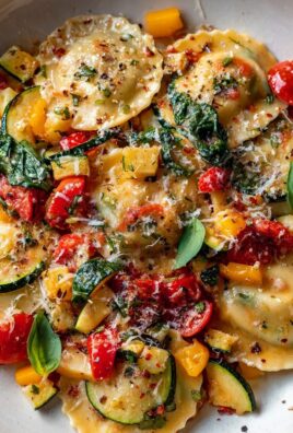 Bunte Ravioli Gemüsepfanne: Schnell, lecker & farbenfroh!