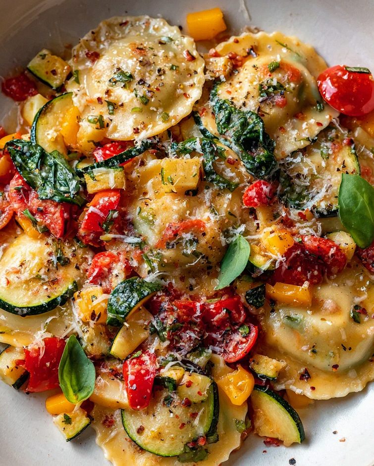 Bunte Ravioli Gemüsepfanne: Schnell, lecker & farbenfroh! – Schritt 1