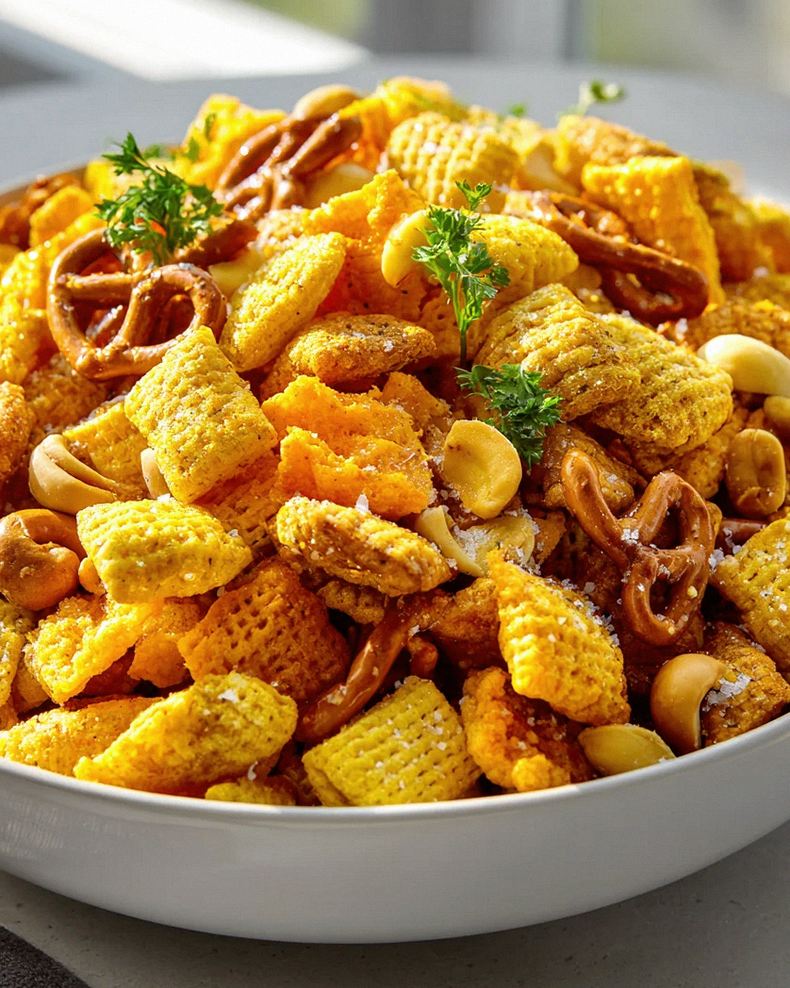 Cheddar Käse-Puff-Mix: Der ultimative Knuspersnack! – Schritt 1