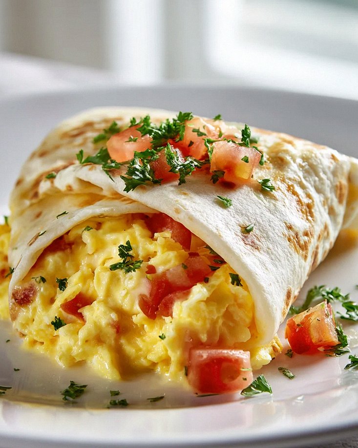 Creamy Breakfast Wrap with Egg and Cheese Magic