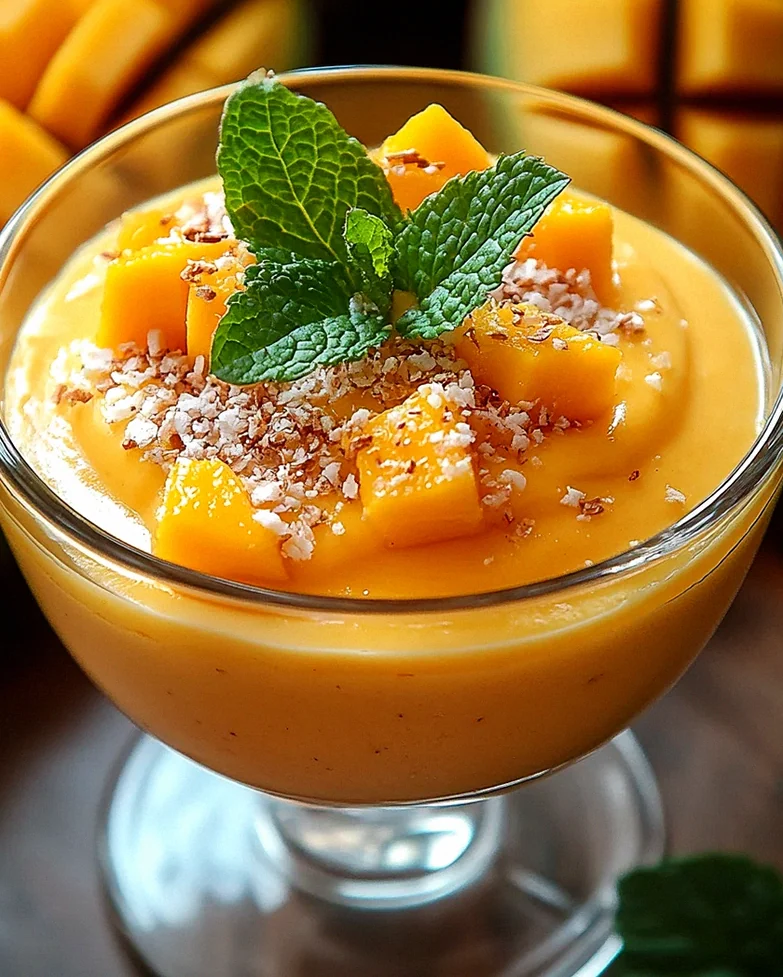 Cremige Mango-Mousse – Schritt 1