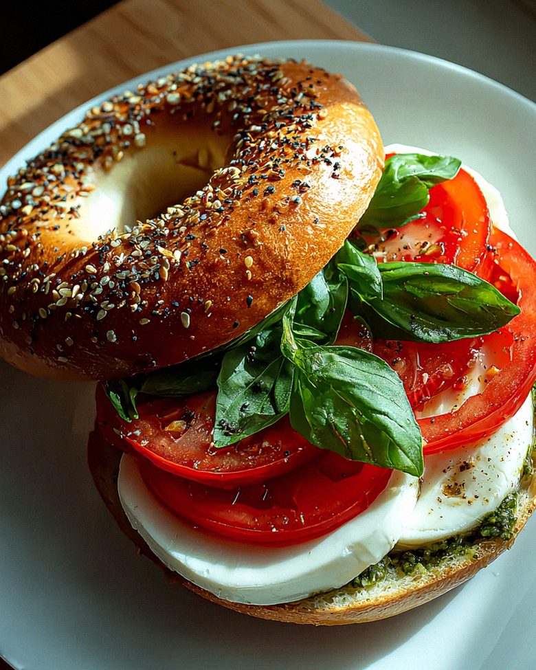 Cremiger Bagel Tomate Mozzarella: Dein schnelles Lieblingsrezept! – Schritt 2