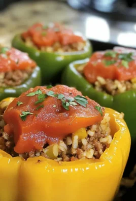Crock-Pot gefüllte Paprika für gemütliche Abendessen