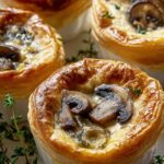 Delicious Mini Mushroom & Gruyere Pot Pies with Thyme Recipe