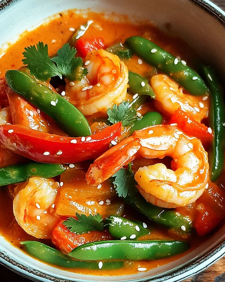 Garnelencurry mit Zuckerschoten – Schritt 1