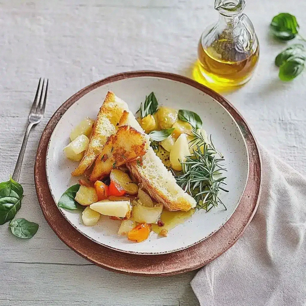 Gebackener Feta mit Salat – Schritt 1