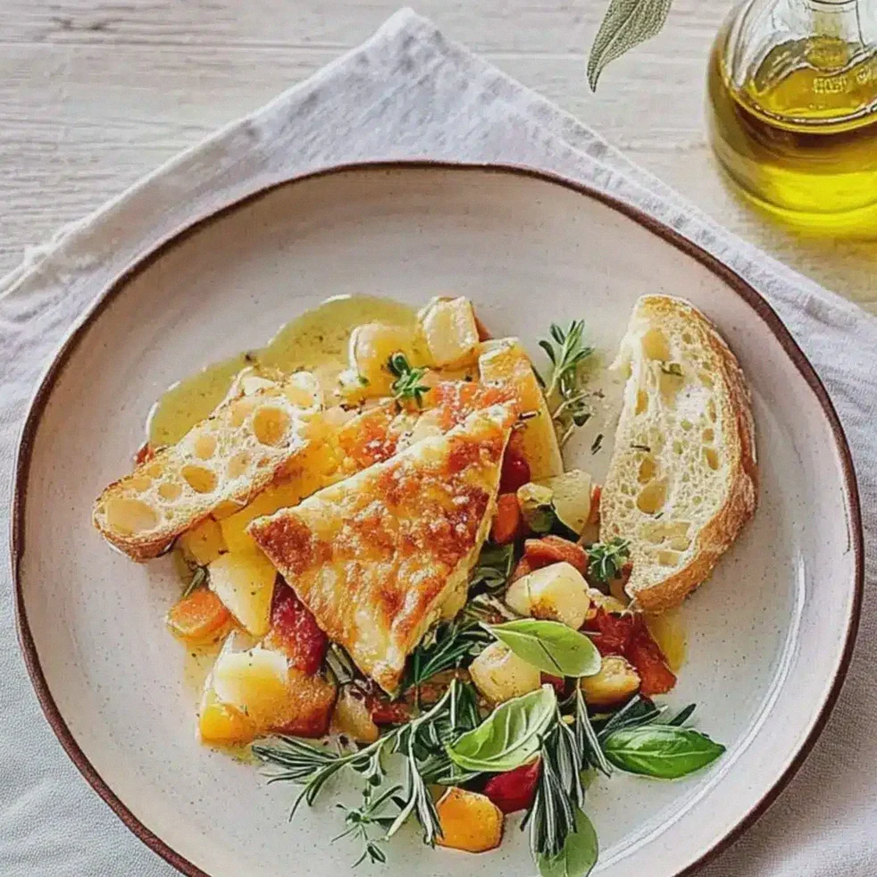 Gebackener Feta mit Salat – Schritt 2