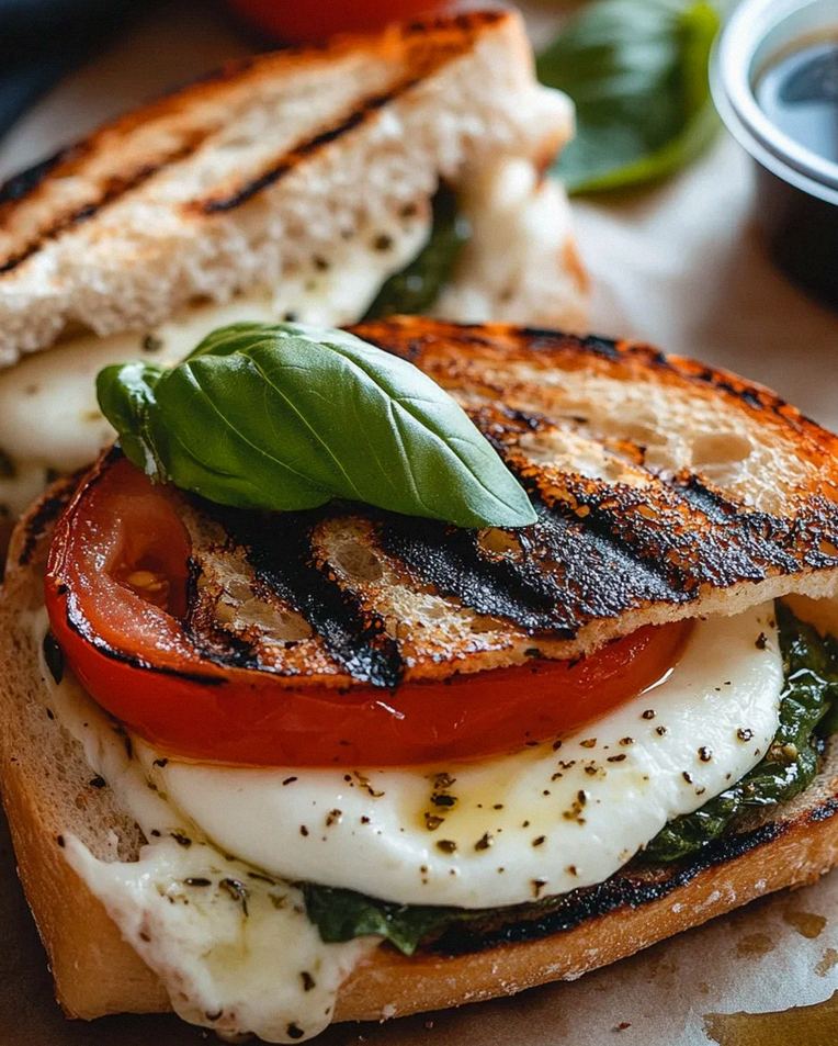 Gegrilltes Mozzarella-Sandwich – Schritt 1