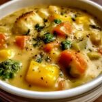 Gemüse-Topf-Pie-Suppe für herzhaften Genuss