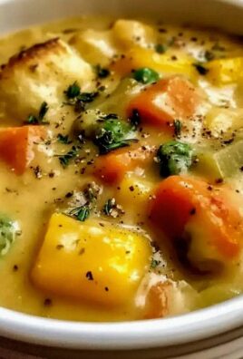 Gemüse-Topf-Pie-Suppe für herzhaften Genuss