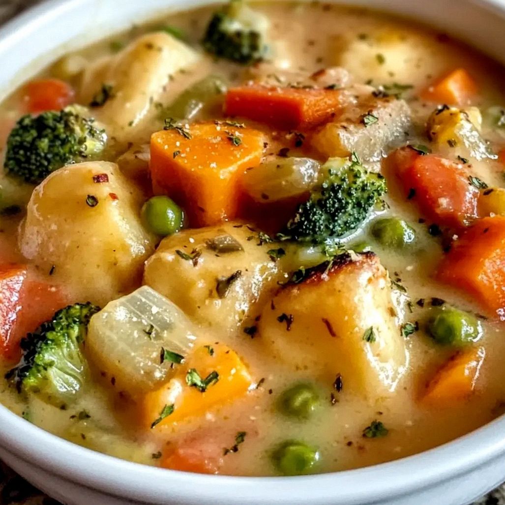 Gemüse-Topf-Pie-Suppe für herzhaften Genuss – Schritt 2
