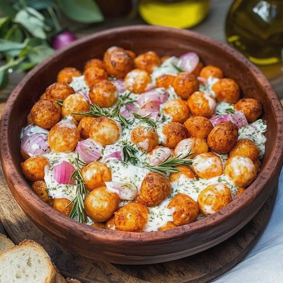 Gnocchi Salat knusprig mit frischem Gemüse zubereiten – Schritt 2