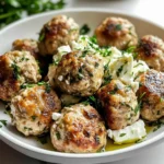 Griechische Hühnchenfleischbällchen ganz einfach gemacht
