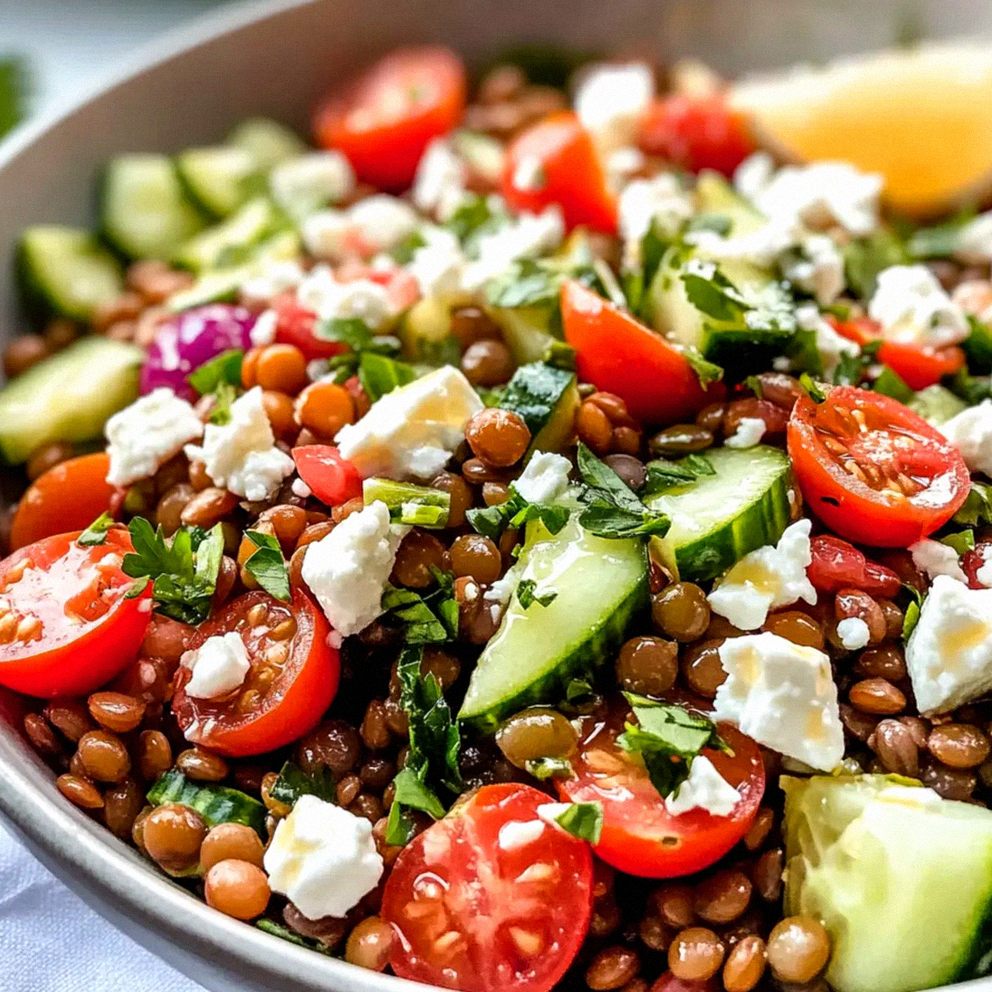 Griechischer Linsensalat schnell und gesund zaubern – Schritt 2