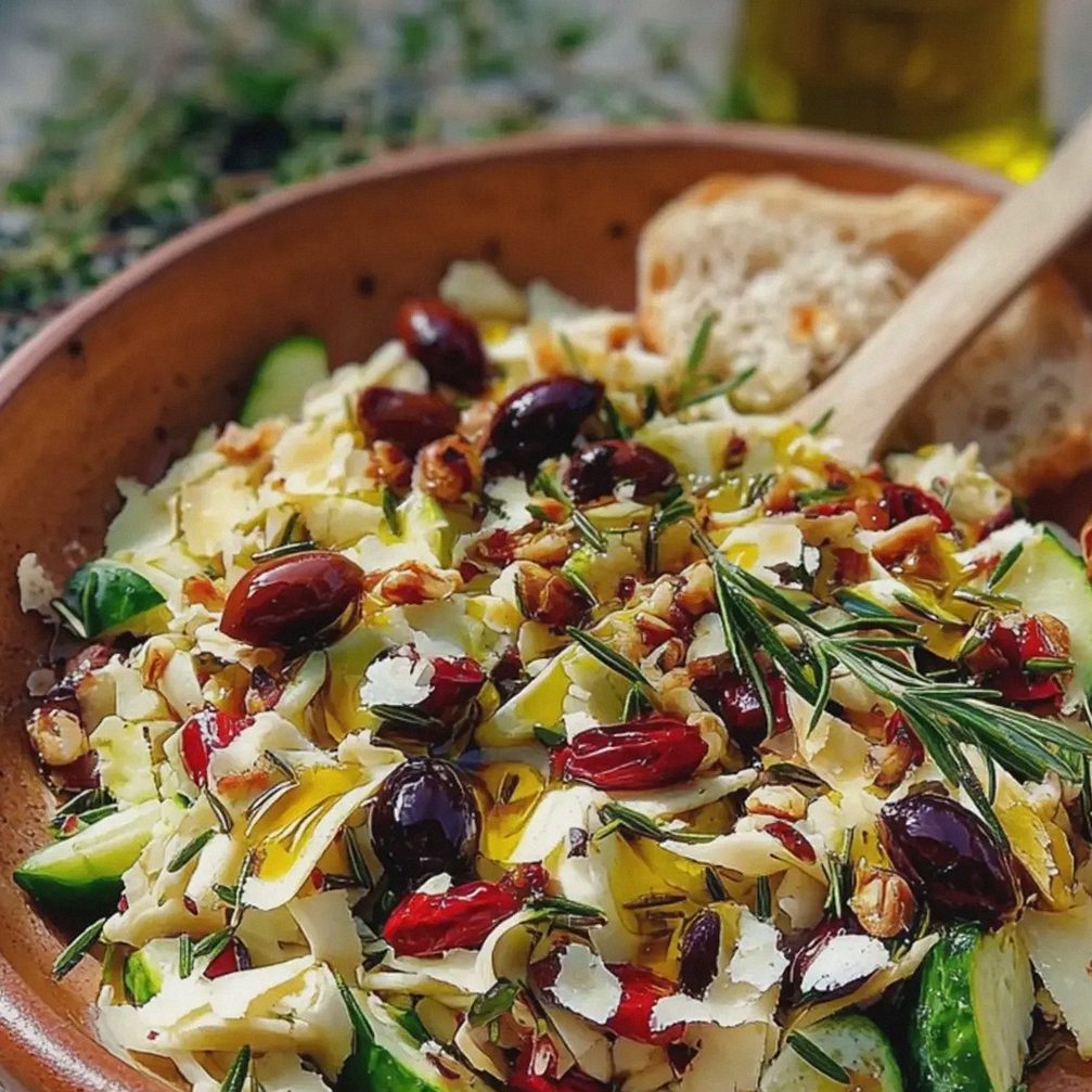 Griechischer Pastasalat vegan – Schritt 2