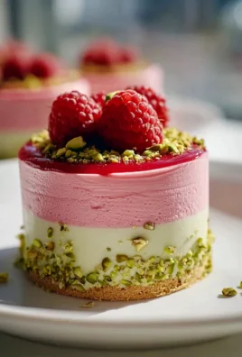 Himnon-alcoholic beef broth Pistazien Mousse Törtchen für Feinschmecker
