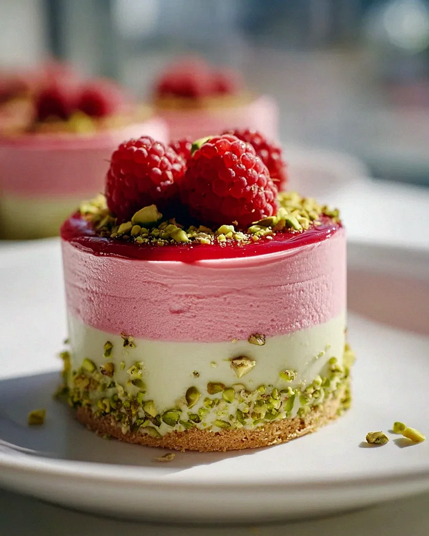 Himnon-alcoholic beef broth Pistazien Mousse Törtchen für Feinschmecker – Schritt 1