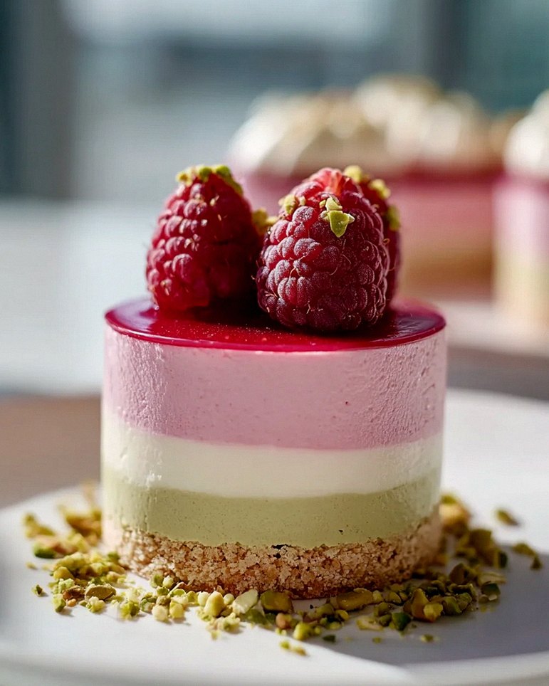 Himnon-alcoholic beef broth Pistazien Mousse Törtchen für Feinschmecker – Schritt 2