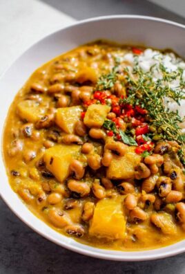Jamaican Black Eyed Pea Curry: Würzig und vegan genießen!
