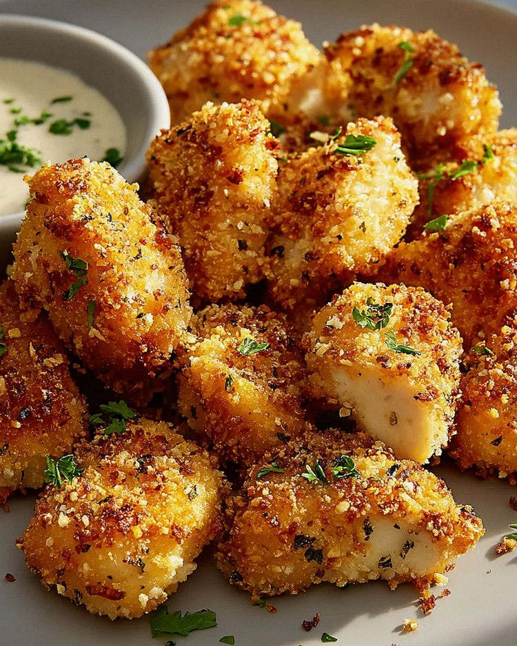 Knusprige Air Fryer Ranch Chicken Bites – Einfaches Rezept! – Schritt 1