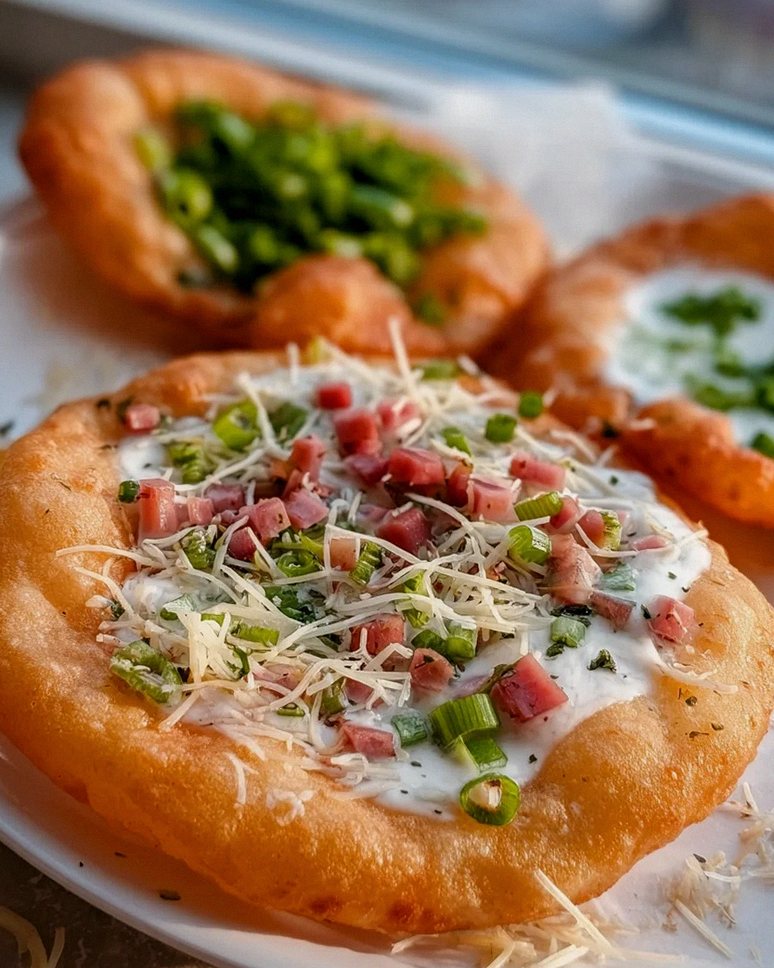 Knusprige Langos aus der Heißluftfritteuse – Schritt 2