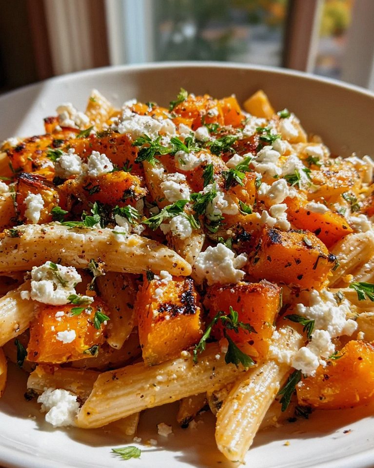 Kürbis Feta Pasta: Unglaublich lecker, schnell & einfach! – Schritt 1