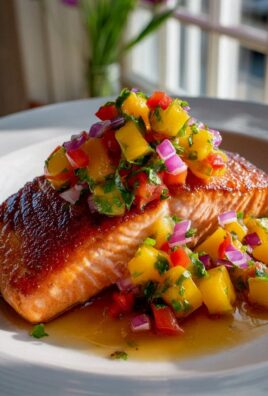 Lachs mit Mango Salsa Rezept: Schnell, frisch & gesund genießen