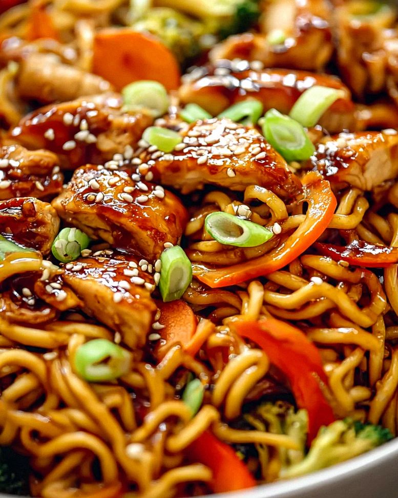 Leckere Hähnchen Teriyaki Nudeln – Einfaches Rezept zum Nachkochen! – Schritt 1