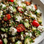 Mediterraner Linsensalat mit Feta: Schnell, frisch & gesund!