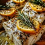 Ofenfisch mit Kräutern und Zitronen