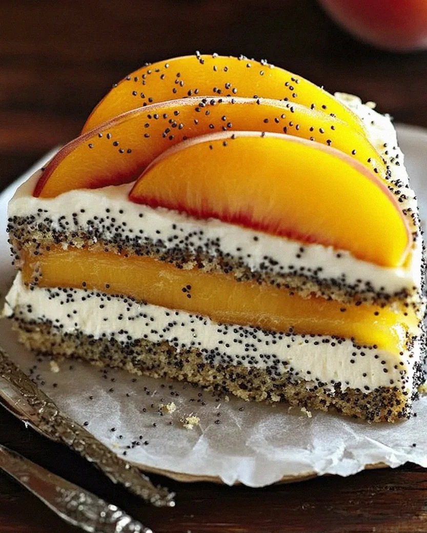 Pfirsichtorte mit Mohn – Schritt 2