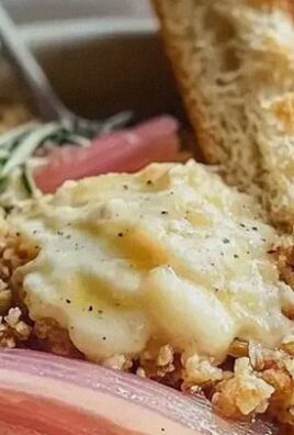 Rhabarber Crumble mit Vanilleeis selbst zubereiten