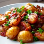 Rindfleisch Putenspeck & Honig-Ofenkartoffeln – Knusprig-süß Genuss!