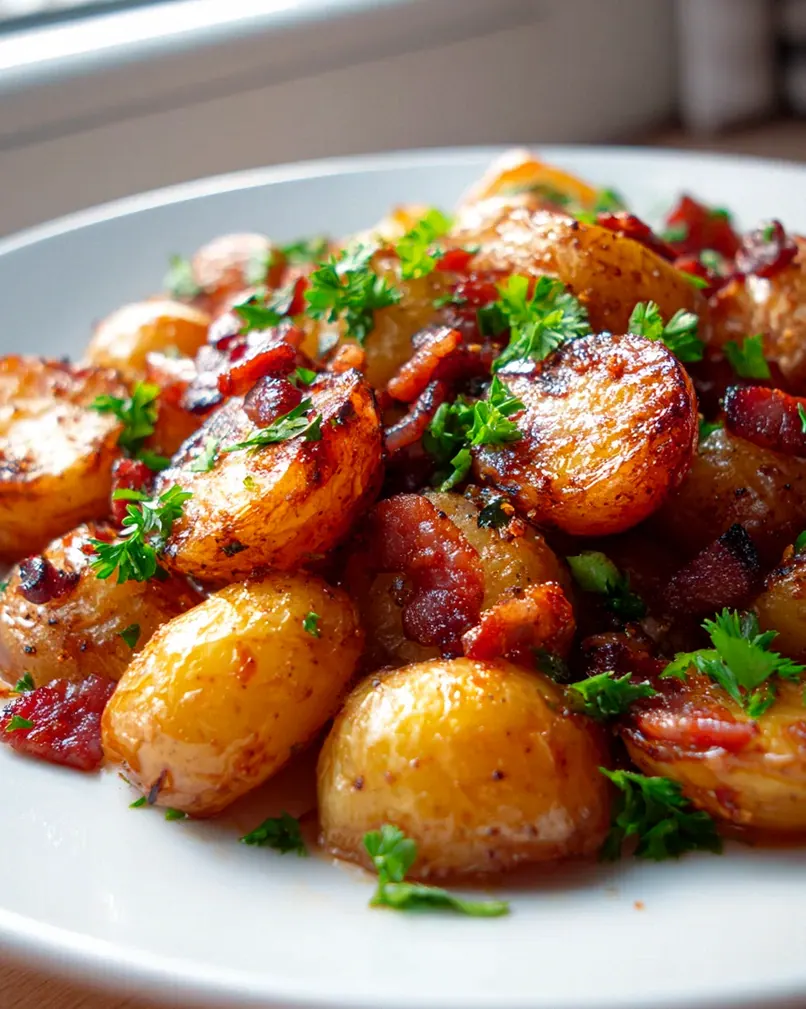 Rindfleisch Putenspeck & Honig-Ofenkartoffeln – Knusprig-süß Genuss! – Schritt 1