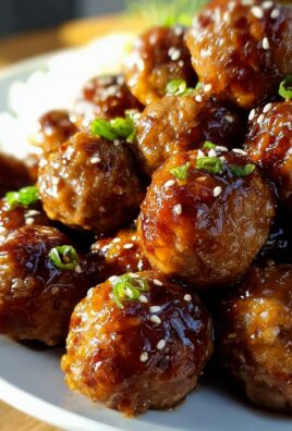Saftige Hawaii-Teriyaki-Bällchen