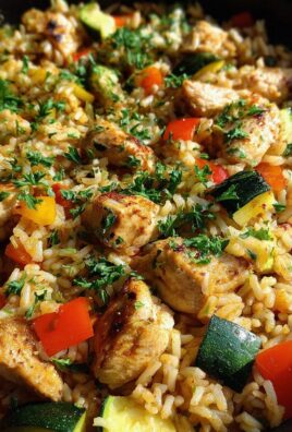 Schnelle Reispfanne mit Hühnchen