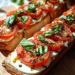 Schnelles Tomaten-Mozzarella-Baguette