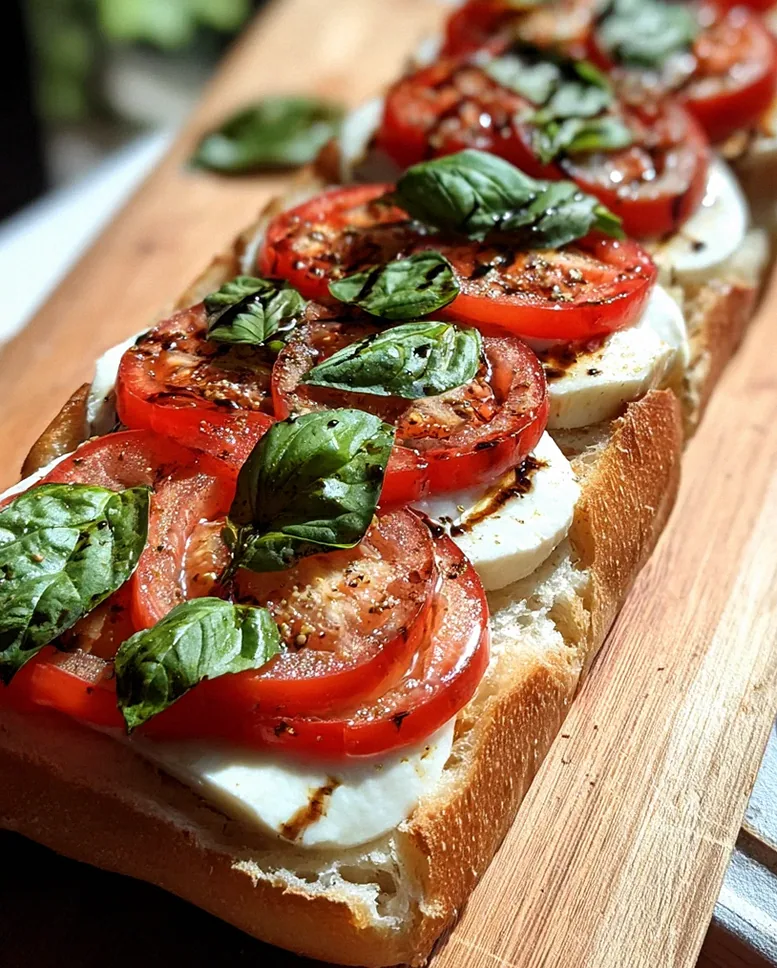 Schnelles Tomaten-Mozzarella-Baguette – Schritt 2