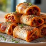 Unwiderstehliche High Protein Rind-Peperoni Pizzarollen