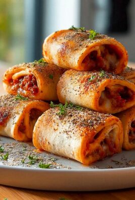 Unwiderstehliche High Protein Rind-Peperoni Pizzarollen