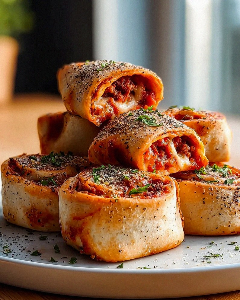 Unwiderstehliche High Protein Rind-Peperoni Pizzarollen – Schritt 2