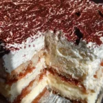 Vanillecreme Kuchen ohne Backen