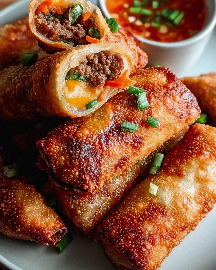 Voodoo Egg Rolls: Pikante Röllchen mit Rindfleisch genießen! – Schritt 1