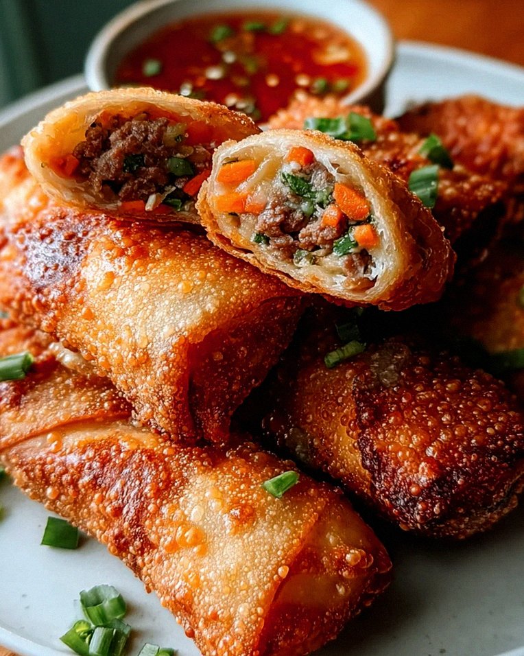 Voodoo Egg Rolls: Pikante Röllchen mit Rindfleisch genießen! – Schritt 2