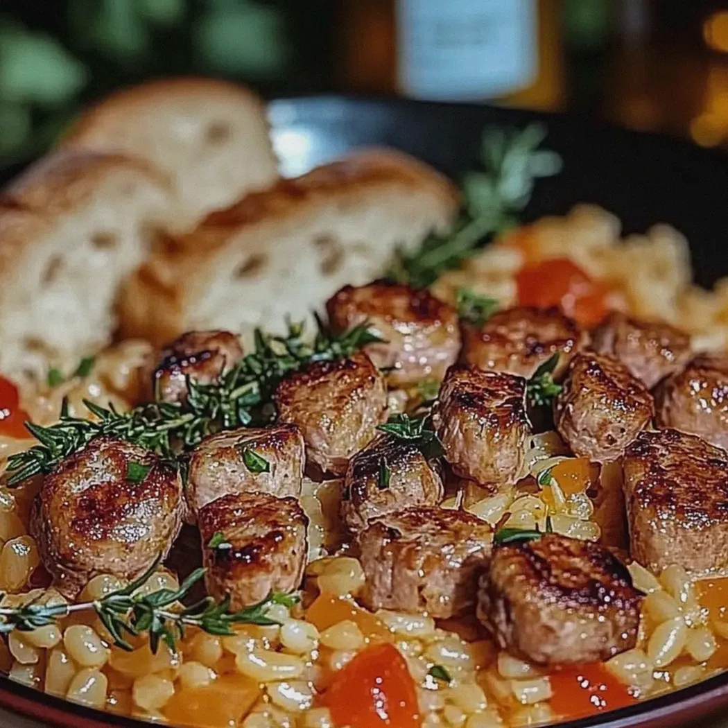 Wurst Reis Pfanne herzhaft und einfach zubereitet – Schritt 1